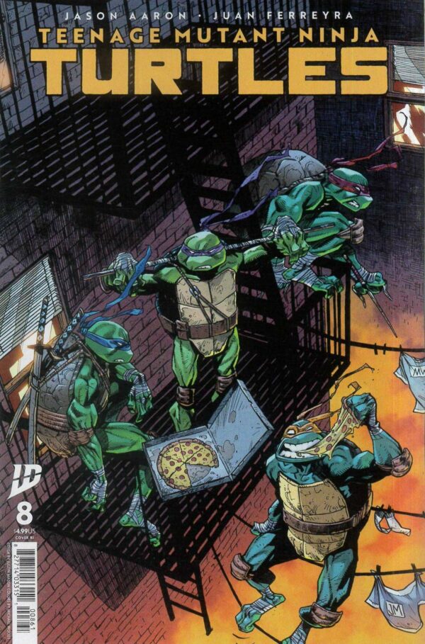 TEENAGE MUTANT NINJA TURTLES (2024 SERIES) #8: Justin Mason RI cover F