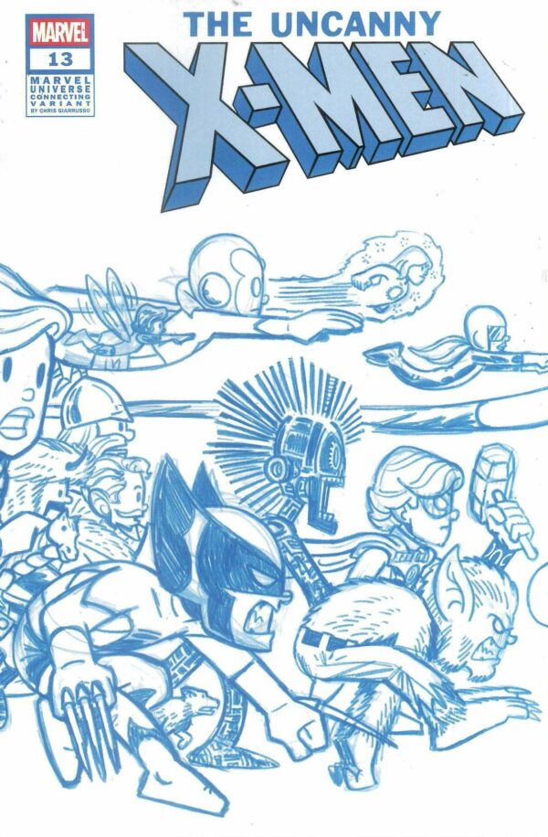 UNCANNY X-MEN (2024 SERIES) #13: Chris Giarrusso Marvel Universe connecting Sketch RI cover S