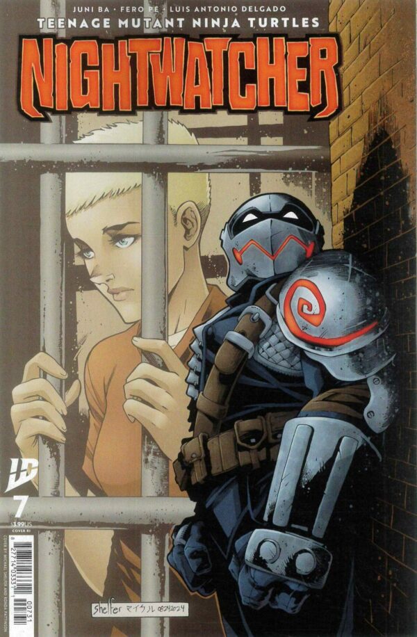 TEENAGE MUTANT NINJA TURTLES: NIGHTWATCHER #7: Michael Shelfer RI cover C