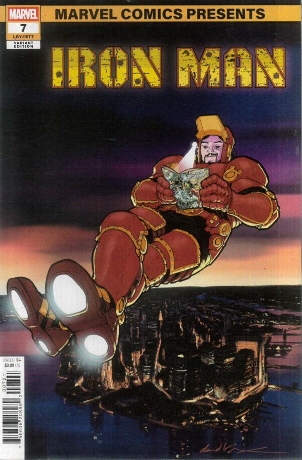 IRON MAN (2024 SERIES) #7: David Lopez Marvel Comics Presents cover B