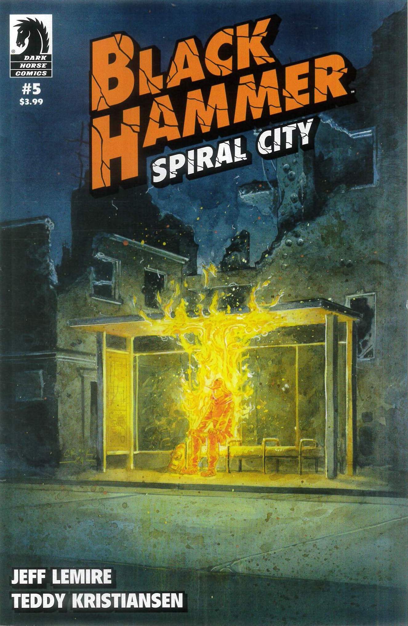 BLACK HAMMER: SPIRAL CITY #5: Tyler Crook cover B BLACK HAMMER: SPIRAL CITY #5: Tyler Crook cover B