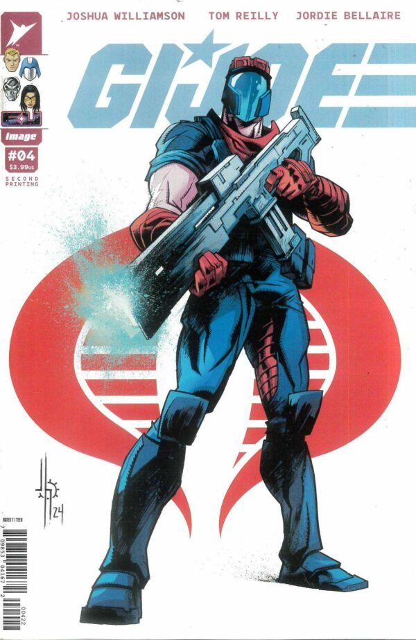 G.I. JOE (2024 SERIES) #4: Jason Howard Cobra 2nd Print cover B
