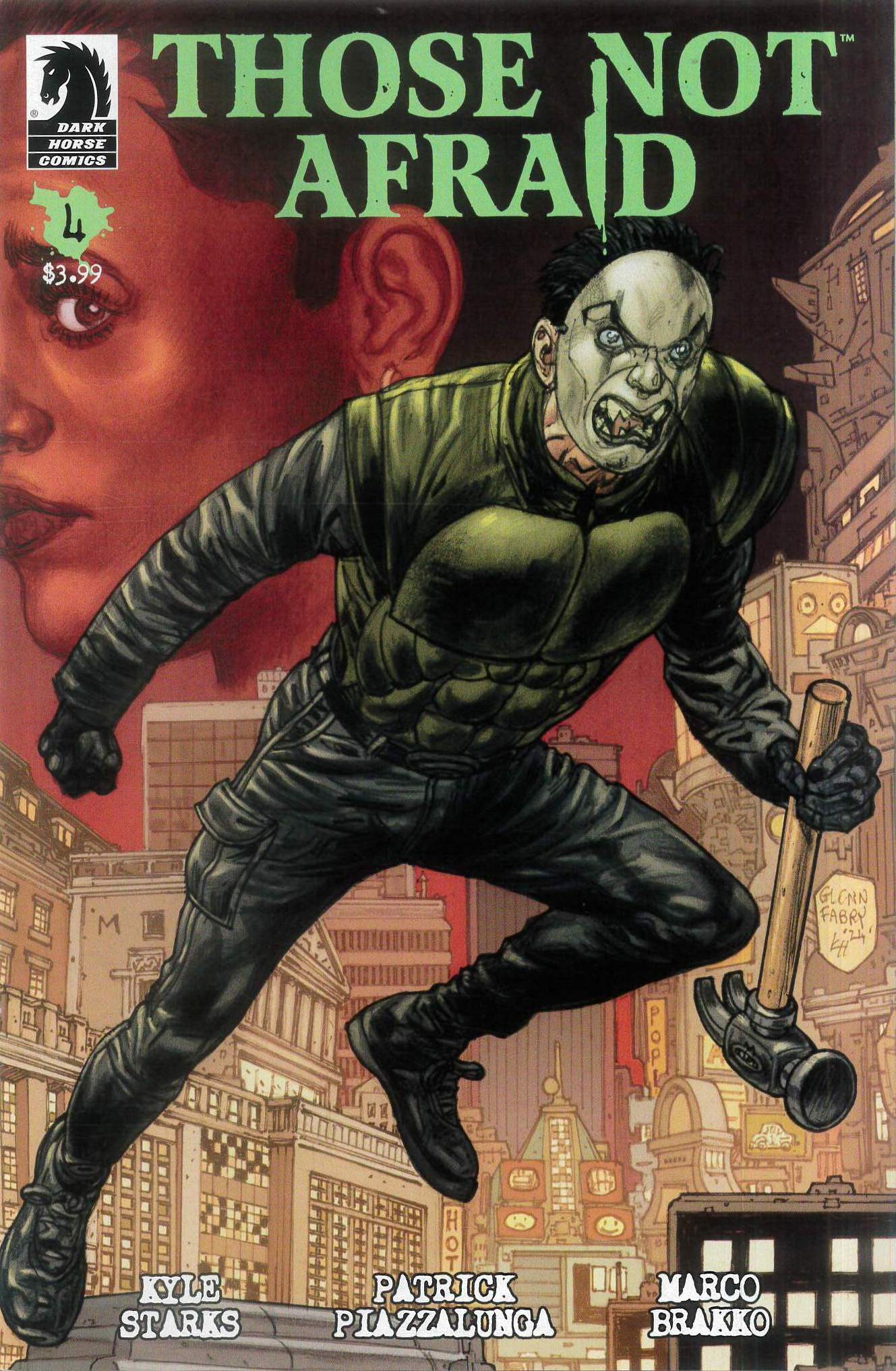 THOSE NOT AFRAID #4: Glenn Fabry cover A THOSE NOT AFRAID #4: Glenn Fabry cover A