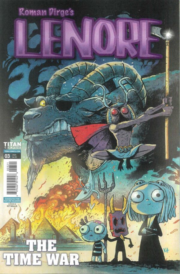 LENORE: THE TIME WAR #3: Kit Wallis cover B