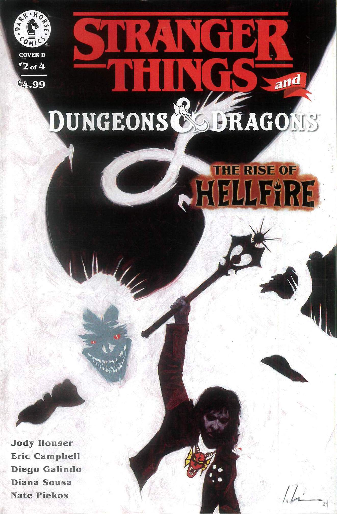 STRANGER THINGS AND D&D: RISE OF HELLFIRE #2: Jeremy Wilson cover D STRANGER THINGS AND D&D: RISE OF HELLFIRE #2: Jeremy Wilson cover D