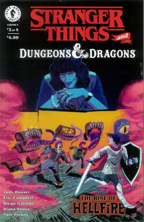 STRANGER THINGS AND D&D: RISE OF HELLFIRE #2: Lauren Knight cover C