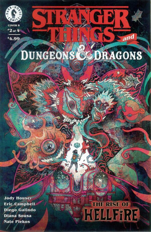 STRANGER THINGS AND D&D: RISE OF HELLFIRE #2: Gax cover B