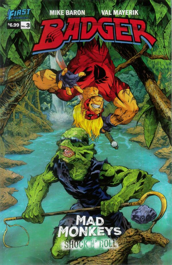BADGER: MAD MONKEY SHOCK N ROLL #3: Barry McClain cover A