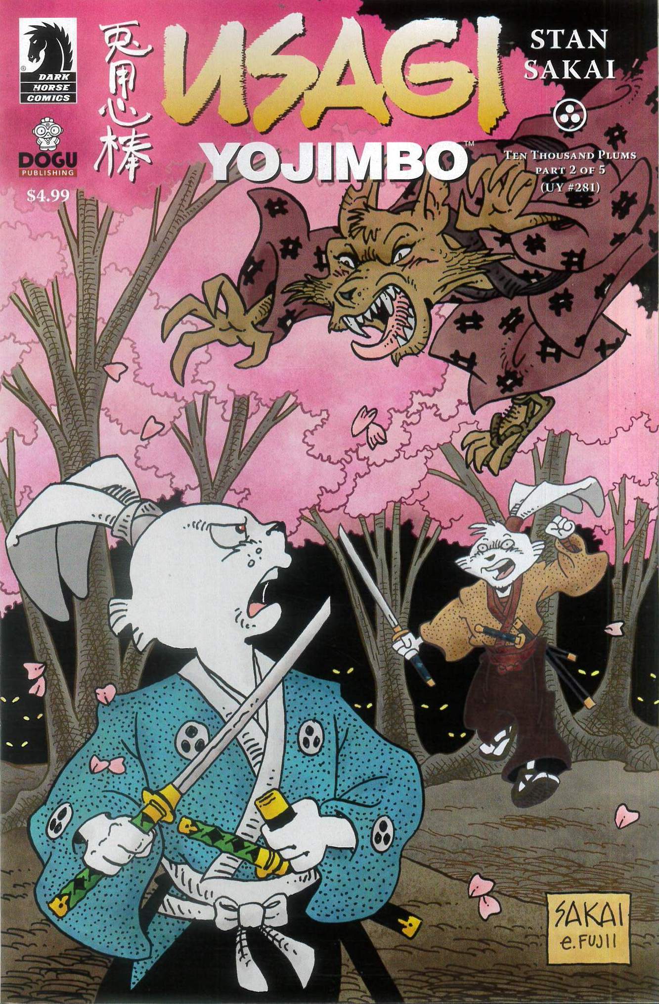 USAGI YOJIMBO: TEN THOUSAND PLUMS #2: Stan Sakai cover A USAGI YOJIMBO: TEN THOUSAND PLUMS #2: Stan Sakai cover A