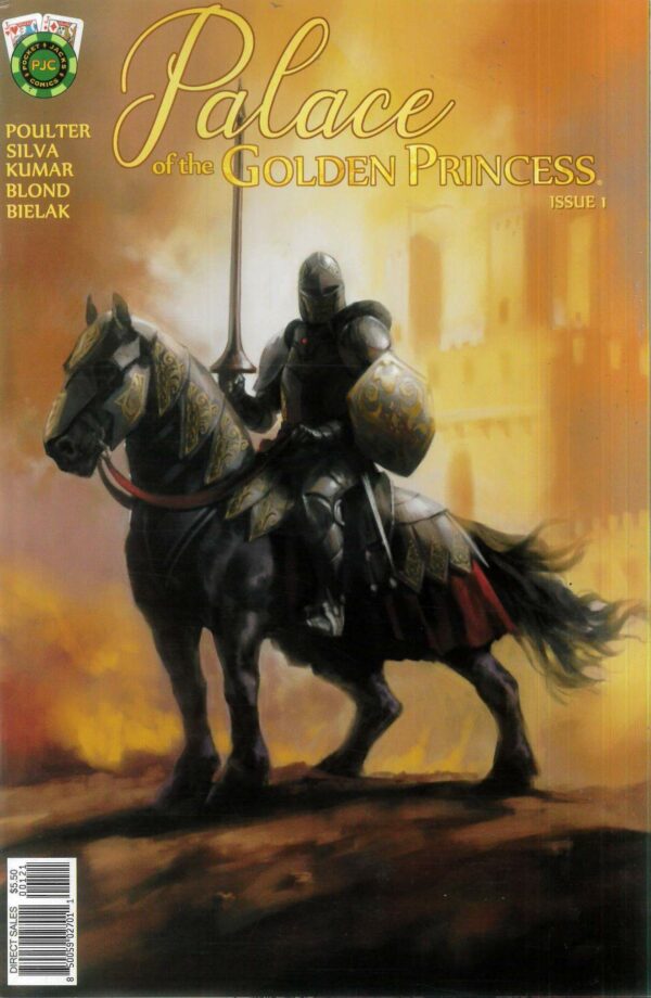 PALACE OF GOLDEN PRINCESS #1: Ediano Silva Armored Knight cover B