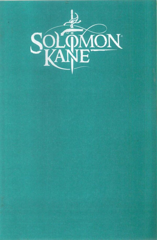 SOLOMON KANE: SERPENT RING #1: Color Blank Sketch cover J