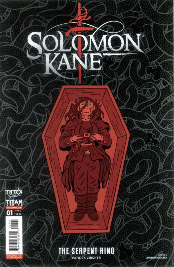 SOLOMON KANE: SERPENT RING #1: Andrew Macclean cover D