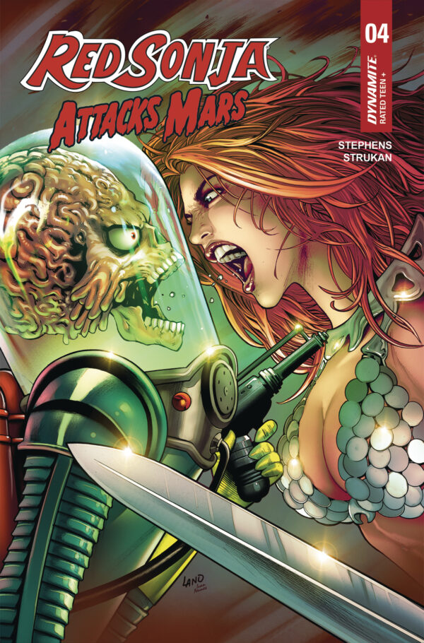 RED SONJA ATTACKS MARS #4 Greg Land cover C