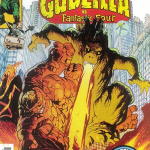 GODZILLA VS #1: Fantastic Four #1 (James Harren Godzilla Homage cover)