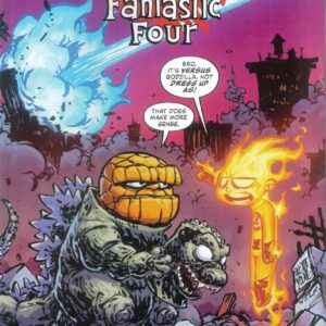 GODZILLA VS #1: Fantastic Four #1 (Skottie Young cover G)