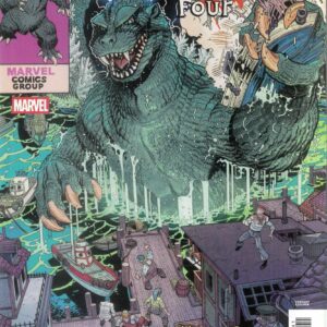GODZILLA VS #1: Fantastic Four #1 (Nick Bradshaw Monster Homage cover D)