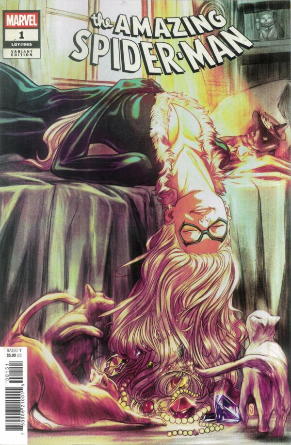 AMAZING SPIDER-MAN (2025 SERIES) #1: Nimit Malavia Black Cat cover E