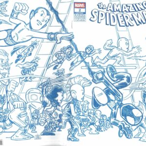 AMAZING SPIDER-MAN (2025 SERIES) #2: Chris Giarrusso connecting Sketch RI cover Q