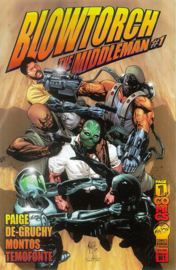 BLOWTORCH THE MIDDLEMAN #1: Montos Joko cover A