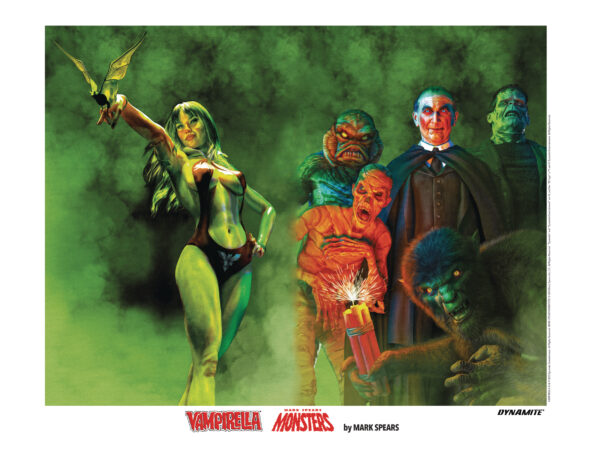 VAMPIRELLA MARK SPEARS MONSTERS LITHOGRAPH #0 Signed by Mark Spears