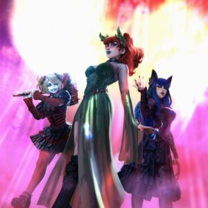 GOTHAM CITY SIRENS: UNFIT FOR ORBIT #1 Noobovich cover B