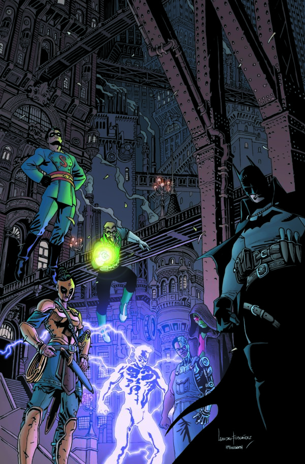 BATMAN: GOTHAM BY GASLIGHT – A LEAGUE FOR JUSTICE #1 Leandro Fernandez cover A