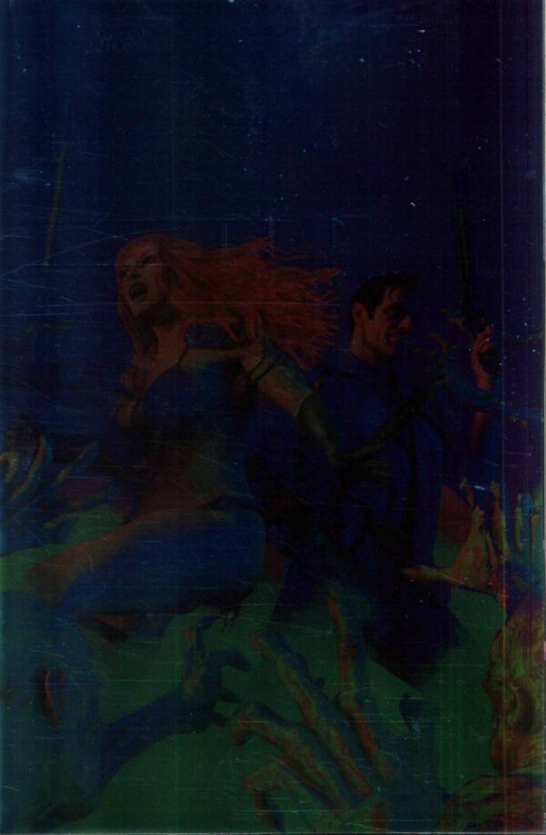RED SONJA VS THE ARMY OF DARKNESS #1: Mark Spears virgin Foil cover F