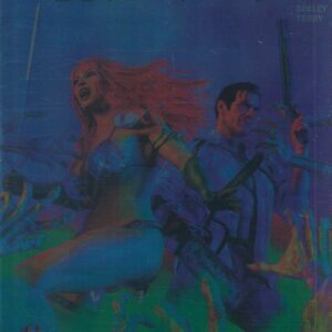 RED SONJA VS THE ARMY OF DARKNESS #1: Mark Spears Foil cover E RED SONJA VS THE ARMY OF DARKNESS #1: Mark Spears Foil cover E