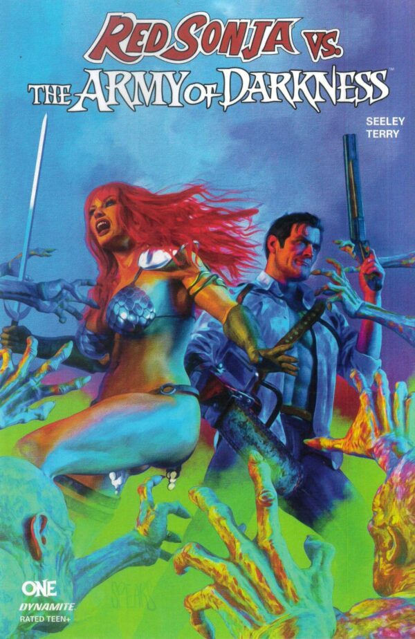 RED SONJA VS THE ARMY OF DARKNESS #1: Mark Spears cover C