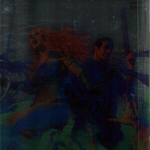 RED SONJA VS THE ARMY OF DARKNESS #1: Mark Spears Foil White Background cover T