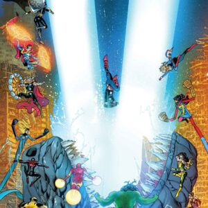 GODZILLA DESTROYS THE MARVEL UNIVERSE #1 Javier Garron cover G