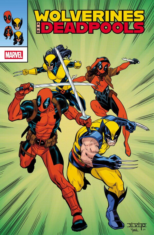 WOLVERINES & DEADPOOLS #1 Andrea Di Vito Retro Vision cover B