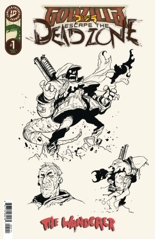 GODZILLA: ESCAPE THE DEADZONE #1 Pablo Tunica Concept Art cover C