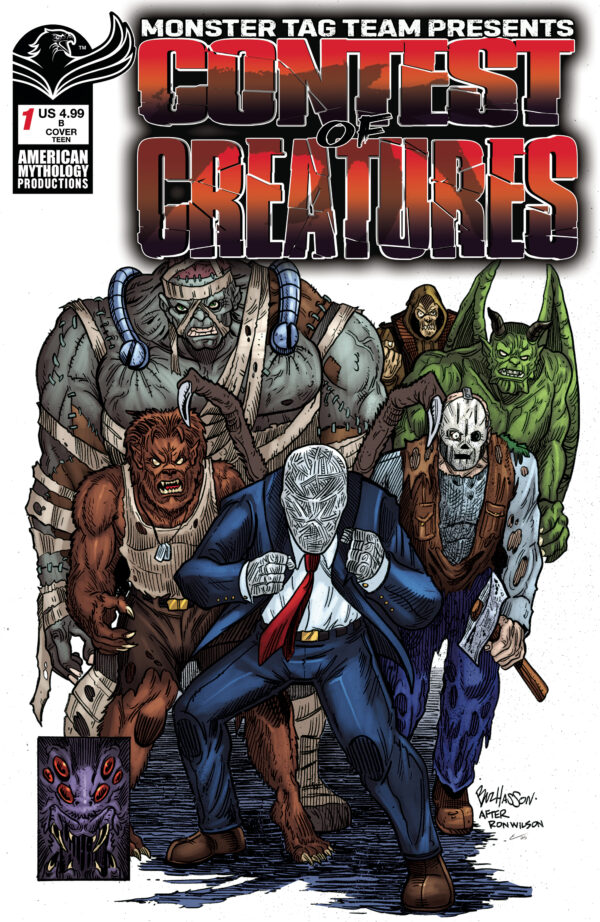 CONTEST OF CREATURES #1 Buz Hasson Homage cover B