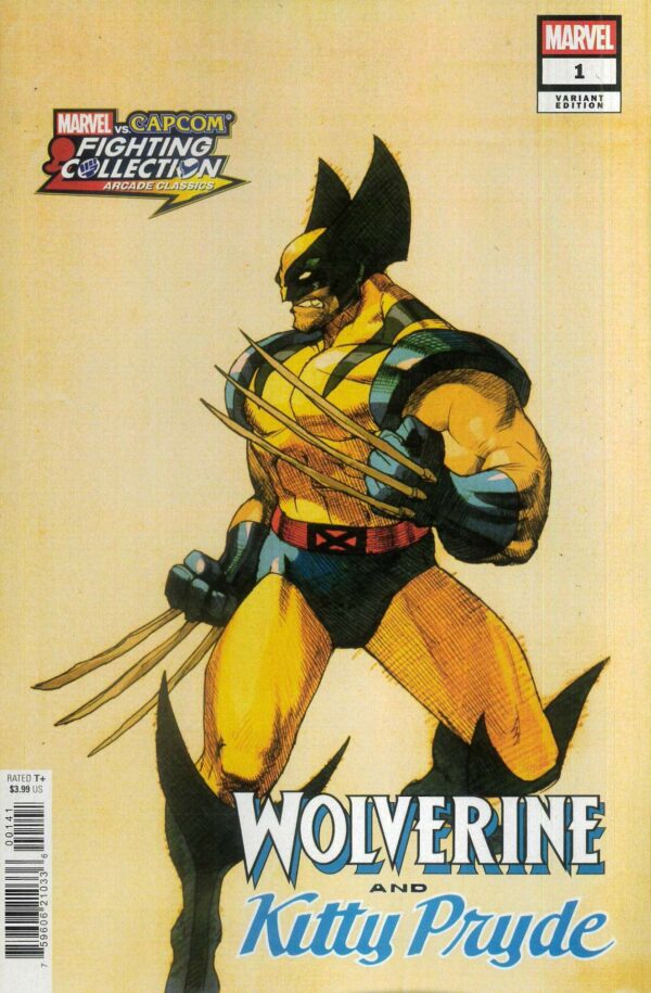 WOLVERINE AND KITTY PRYDE #1: Bengus Marvel Vs Capcom cover D