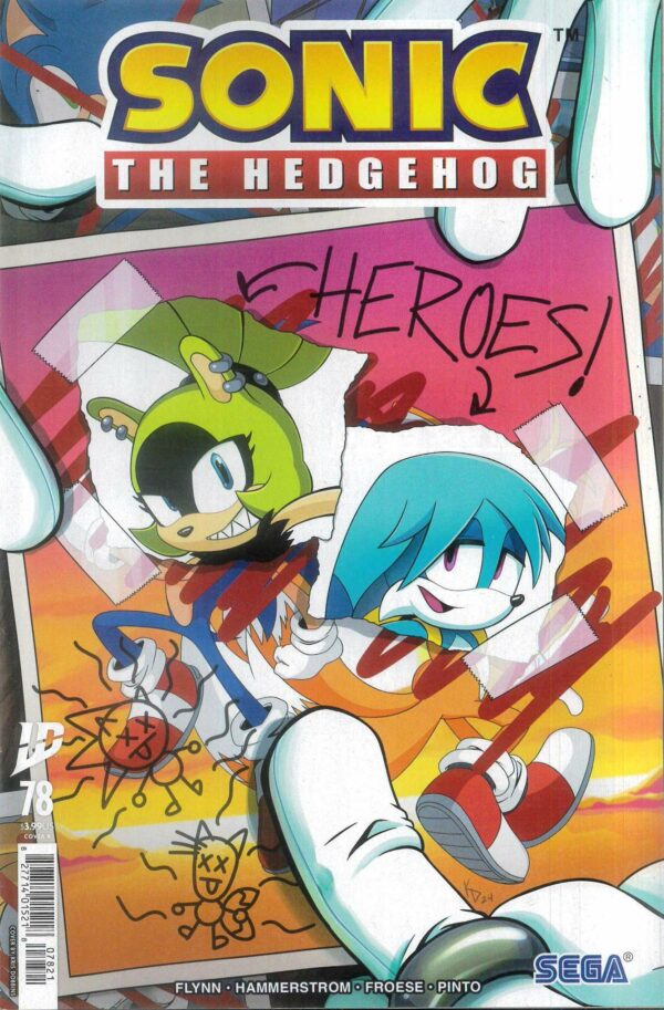 SONIC THE HEDGEHOG (2018 SERIES) #78: Kris Dobbins cover B
