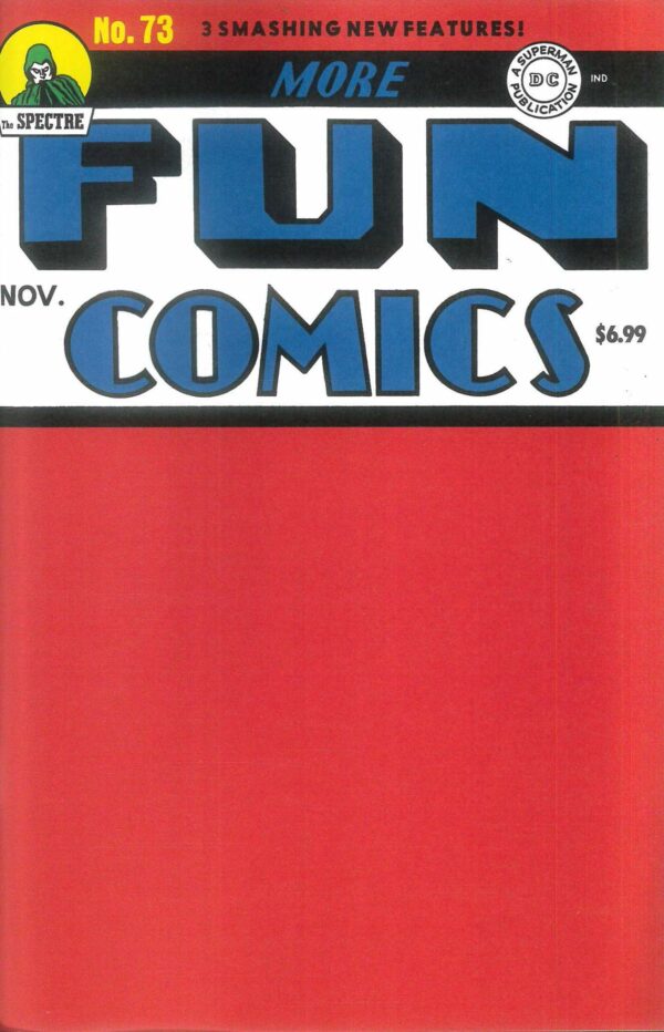 MORE FUN COMICS (1936-1947 SERIES) #73: 2025 Facsimile edition (Blank Sketch cover B)