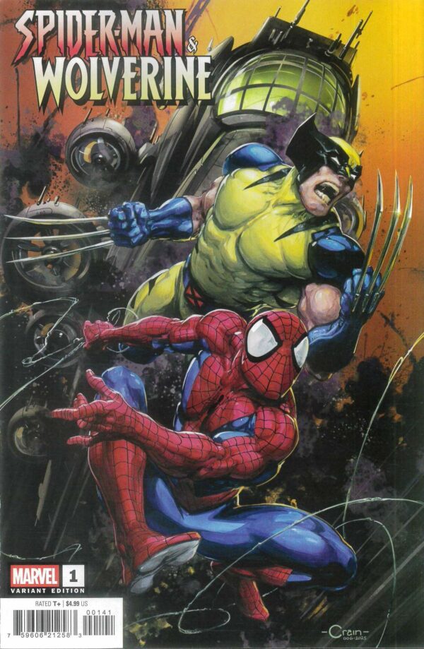 SPIDER-MAN & WOLVERINE (2025 SERIES) #1: Clayton Crain cover D