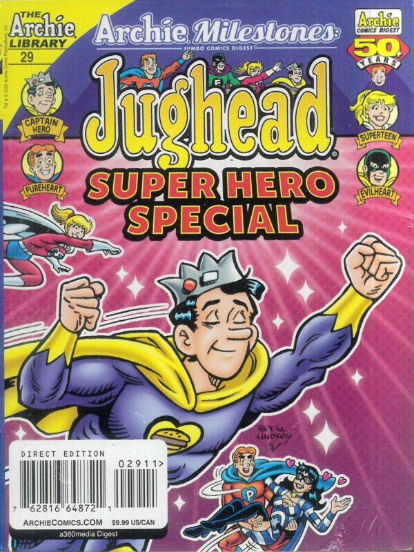 ARCHIE MILESTONES DIGEST #29: Jughead’s Superhero Special (Rex Lindsey cover A)