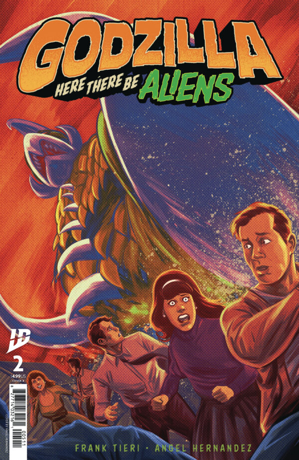 GODZILLA: HERE THERE BE ALIENS #2 Angel Hernandez cover B