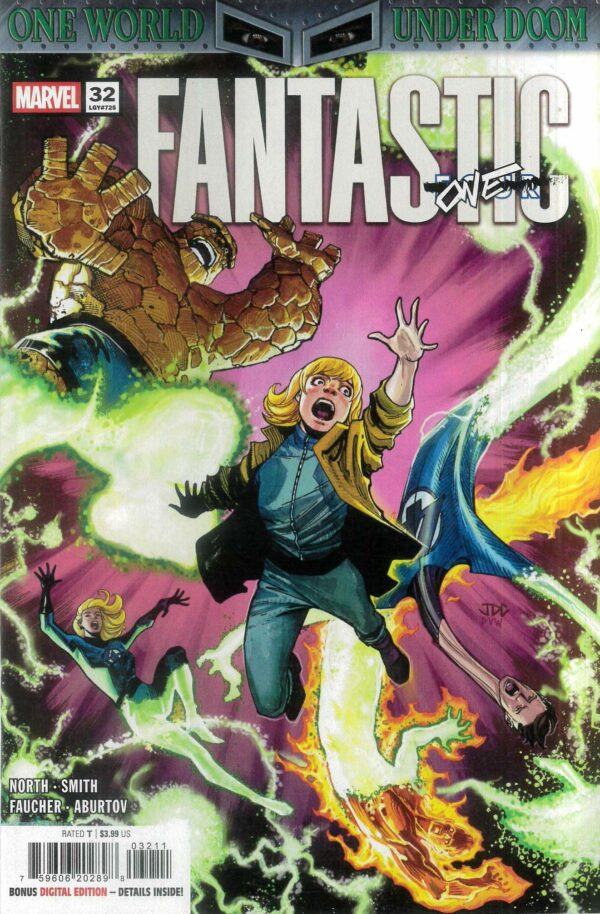 FANTASTIC FOUR (2022 SERIES) #32: Joshua Cassara cover A (One World Under Doom)