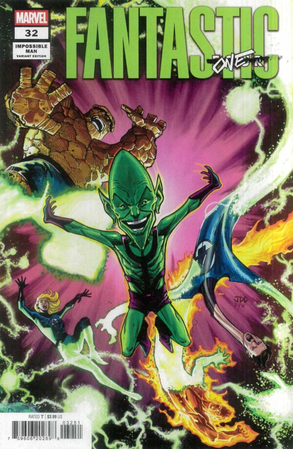 FANTASTIC FOUR (2022 SERIES) #32: Joshua Cassara Impossible Man Pop-Up cover E