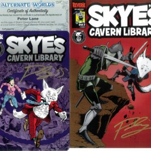 SKYE’S CAVERN LIBRARY (2022 SERIES) #2: Signed Peter Lane C0A Shane Foley cv plus signed origin card