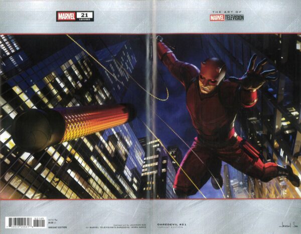 DAREDEVIL (2023 SERIES) #21: Jackson Sze Marvel Television wraparound cover D