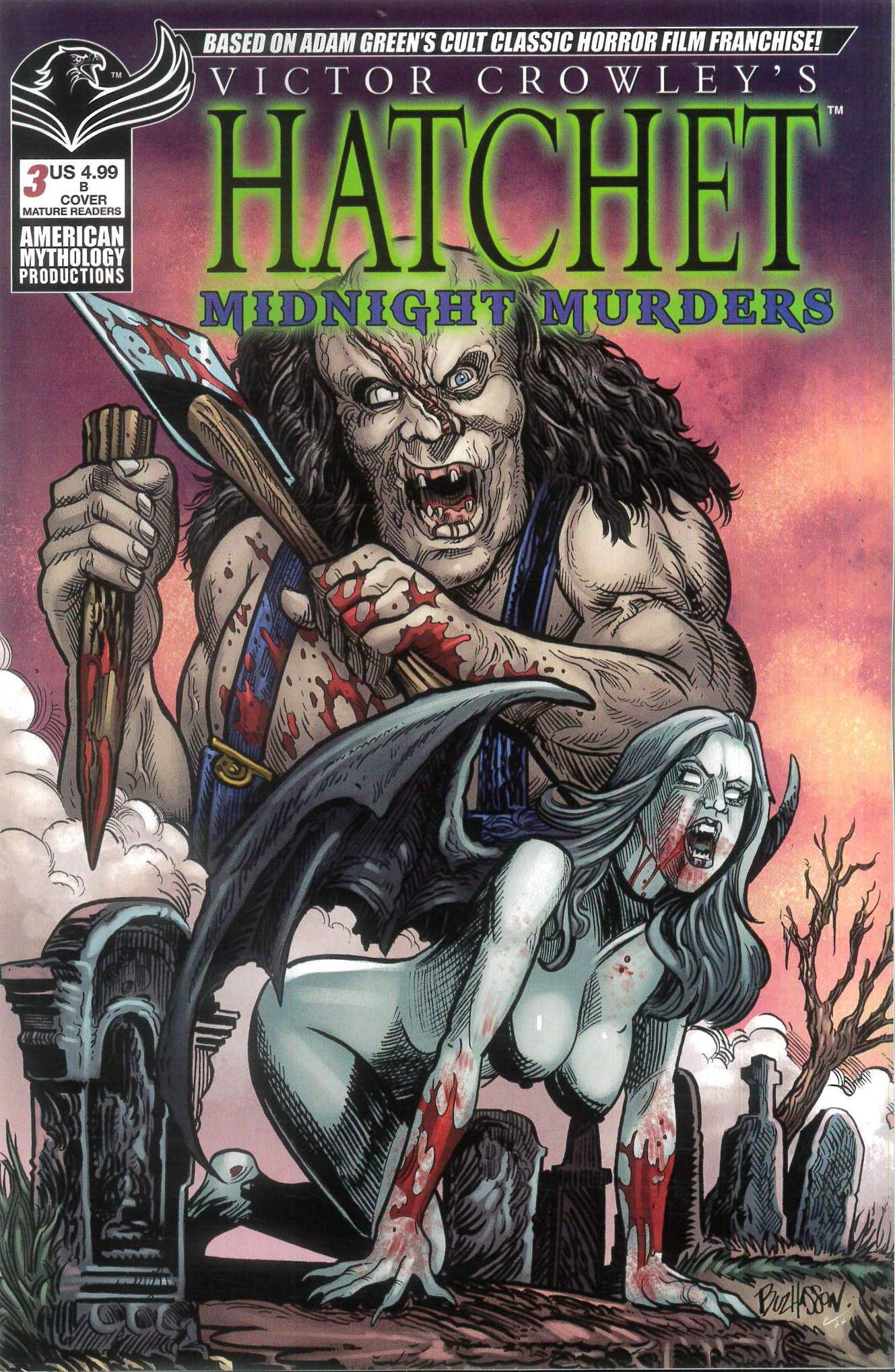 HATCHET: MIDNIGHT MURDERS #3: Roy Allen Martinez cover A HATCHET: MIDNIGHT MURDERS #3: Roy Allen Martinez cover A