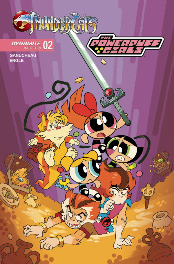 THUNDERCATS/POWERPUFF GIRLS #2 Coleman Engle cover B