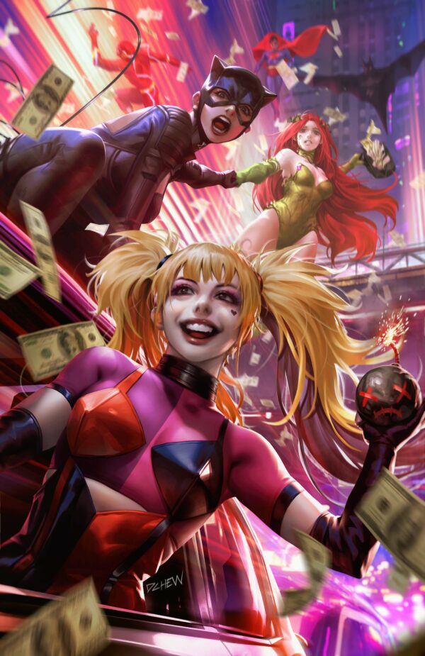 JUSTICE LEAGUE UNLIMITED #9 Derrick Chew Gotham City Sirens cover G