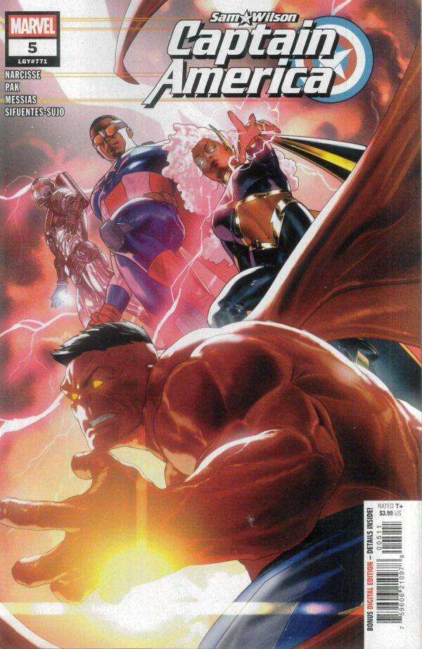 SAM WILSON: CAPTAIN AMERICA #5: Taurin Clarke cover A