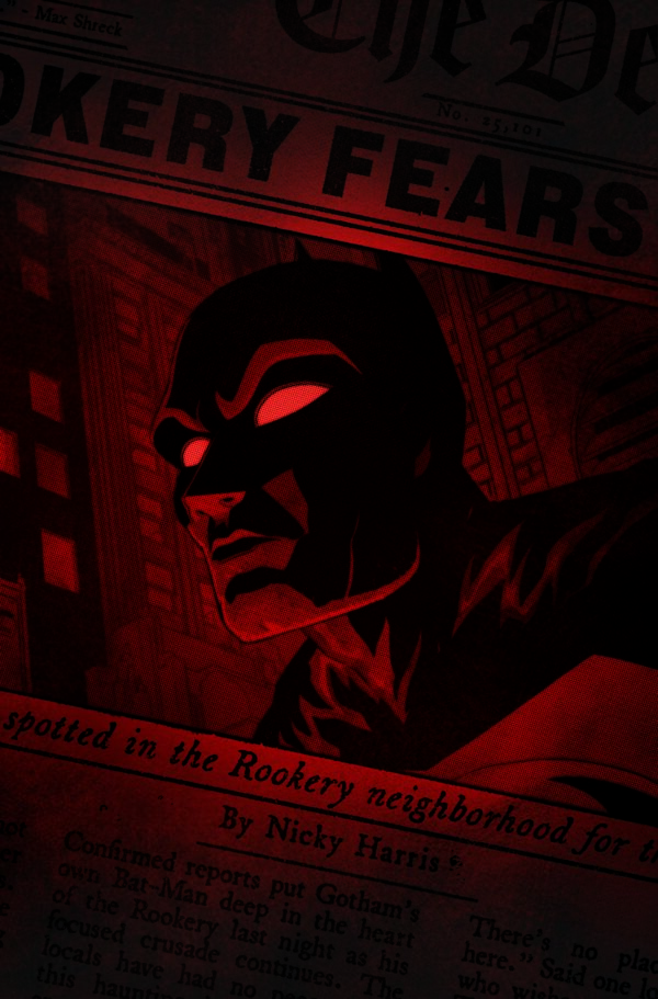BATMAN: DARK PATTERNS #8 Hayden Sherman cover A