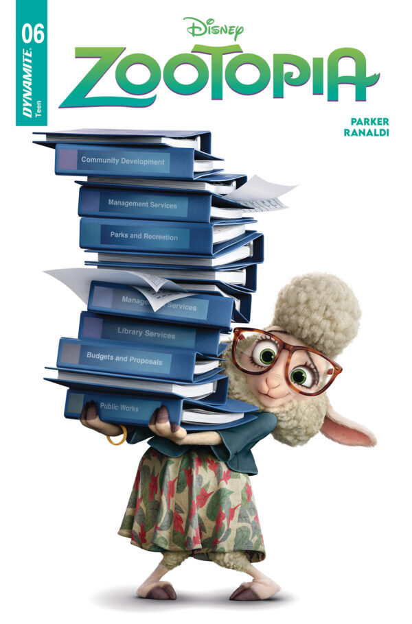 ZOOTOPIA #6 Movie Characters cover E